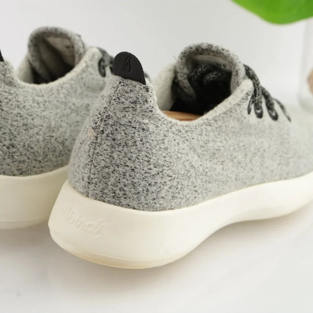 Allbirds Womens WR Wool Runner Shoes Size 9 Gray Merino Sneakers Trainer Low